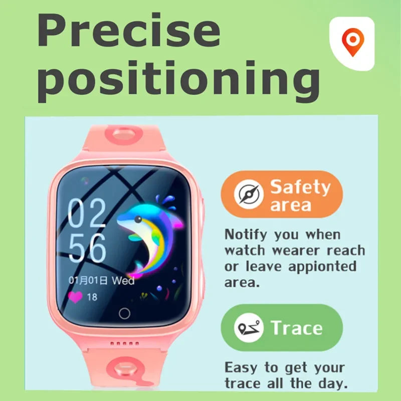 GuardianGear 4G Kids Smart Watch Phone: K9 Waterproof IP67