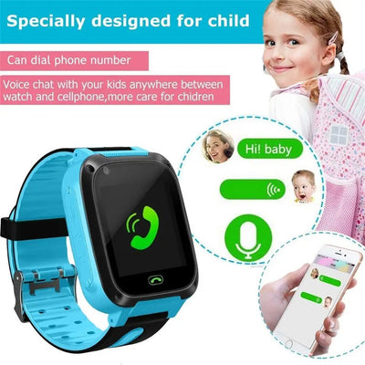 Kids Smart Adventure Watch: S4 Waterproof Touch Screen with GPS Locator