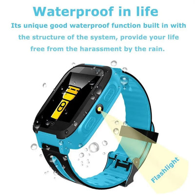 Kids Smart Adventure Watch: S4 Waterproof Touch Screen with GPS Locator