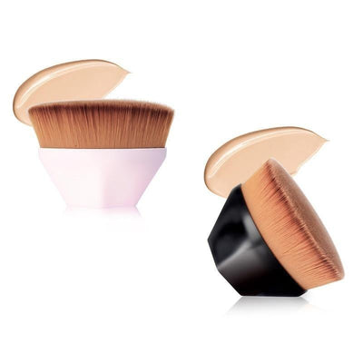  foundation brush application, 	 apply makeup with brush,  apply makeup with brush, High Density Seamless Foundation Brush