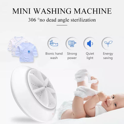 washer machine mini, 2 in 1 Portable Mini Ultrasonic