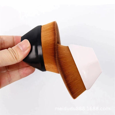 High Density Seamless Foundation Brush, how to use a foundation brush without streaks, ,	 apply makeup with brush, 	 apply makeup with brush, High Density Seamless Foundation Brush